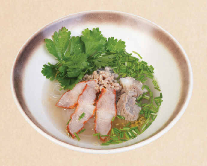 Hủ tiếu sườn xá xíu