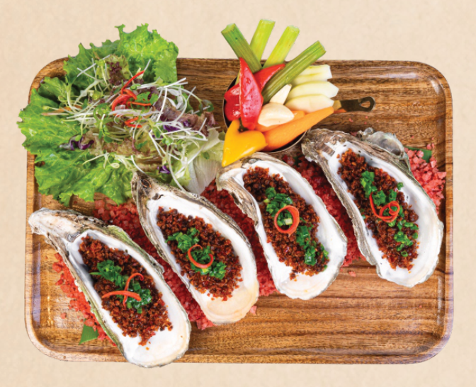 Hàu đại dương sốt XO